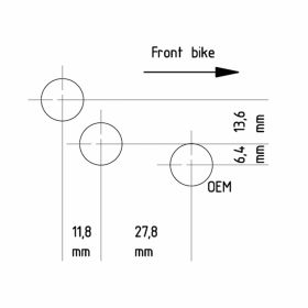 Ducati Adjustable Rider Footpegs In Aluminium
