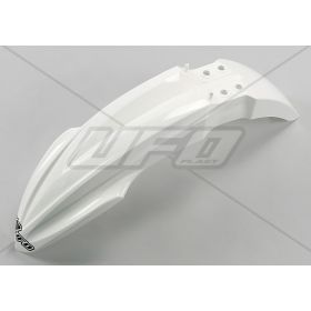 UFO Front Fender Kawasaki KX85 White