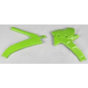 UFO Frame Guard Green Kawasaki KX125/250